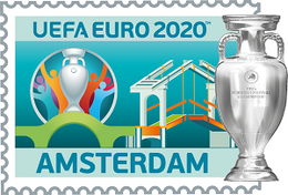 EURO 2020 city Amsterdam badge (Official Licensed Product) pin