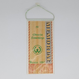 Warta Poznan The IV Football Memorial Edward Nowicki 1980 pennant