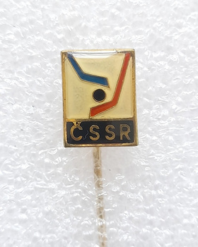 Czechoslovakia Ice Hockey National Team badge (epoxy)