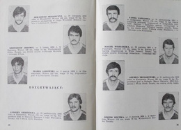 RKS Radomiak Radom. The football team guide Autumn 1984