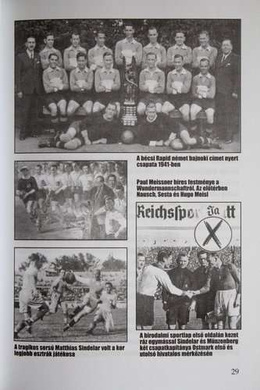 Football history lesson. Not only for boys. with an inscription