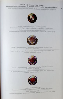Poland Football Association badges and medals 1919-2004