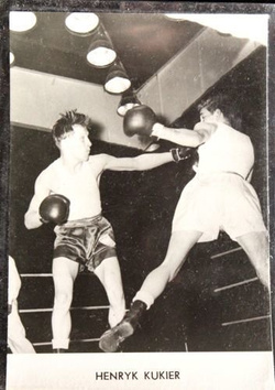 Henryk Kukier (boxing) postcard