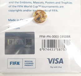 FIFA World Cup Historic Marks - Brazil 1950. FIFA Classics pin (Official Licensed Product)