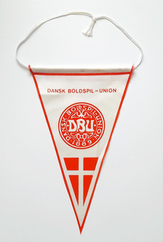 Denmark Football Association crest pennant (one side)