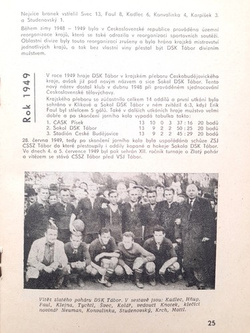45 years DKS Tabor TJ Vodni stavby. Almanach 1921-1966 (Czech Republic)