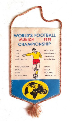 FIFA World Cup Germany 1974 tournament groups pennant