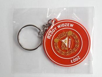RTS Widzew Lodz Young team gum keyring (official product, lacquer)