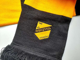 KS Wieczysta Cracow stripes scarf (official product)