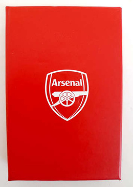 Arsenal FC - Always Ahead of the Game metal keyring (official product)