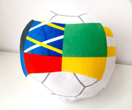 Euro 2024 Germany reversible plush big mascot Albart & ball (Official Licensed Product)