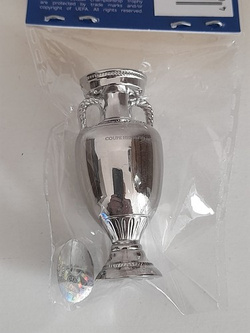 Miniature replica of the trophy of the UEFA Euro 2024 Germany, 4,5 cm (Official Licensed Product)