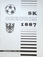 SK Chrudim 1887 football club guide season 1993-94 (Czech Republic)