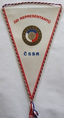 Pennant Czechoslovakia from the Representative (2)