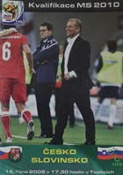 Czech - Slovenia, Qualifier EURO 2010 (15.10.2008) Official Programme