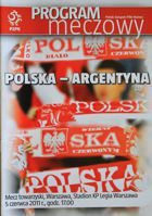 Poland - Argentina (05.06.2010) - Official programme of friendly match