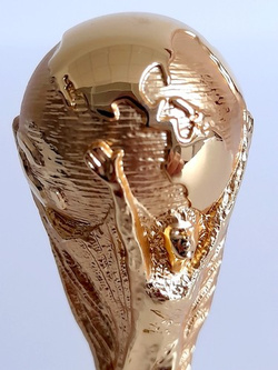 FIFA World Cup Qatar 2022 trophy replica (Official Licensed Product) 7 cm