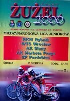 International Juniors Speedway League programme (Rybnik, 02.08.2000)