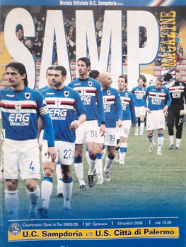 Sampdoria Genua - US Citta di Palermo, Serie A (19.3.2006) programme
