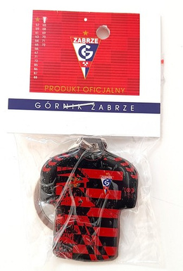 Górnik Zabrze football team red shirt keyring (official product)