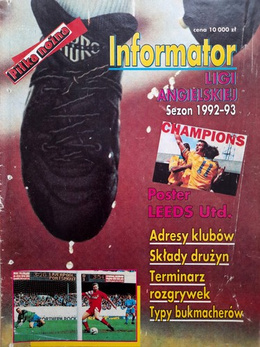 English Football Leagues 1992-93 Guide (Pilka Nozna magazine special edition)