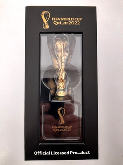 Trophy Replica Pedestal FIFA World Cup Qatar 2022 (Official Licensed Product) 15 cm