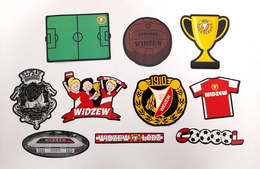 Widzew Lodz Fan's set of 10 stickers