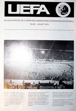  UEFA Official Bulletin nr 63 July 1973