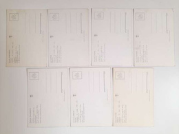 Poland National Football Team - FIFA World Cup Mexico 1986 postcards (set of 7)