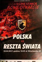 Speedway match Poland - Rest of World (02.04.2017) official programme