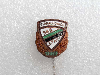SKS Star Starachowice with bronze garland badge (enamel)