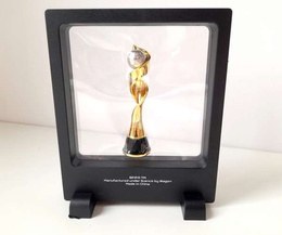 FIFA Women's World Cup AU NZ 2023 miniature trophy replica in display frame (Official Licensed Product) 7 cm