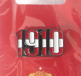 RTS Widzew Lodz 1910 year of foundation pin badge (official product, lacquer)