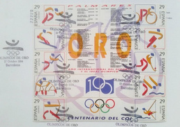 Summer Olympic Games Barcelona 1992 Postage stamps (in etui with description)