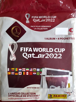 FIFA World Cup Qatar 2022 Panini Sticker Album + 20 stickers