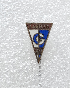 Gornik Zabrze crest badge (enamel)