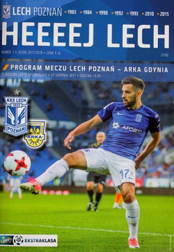 Lech Poznan - Arka Gdynia Lotto Ekstraklasa official programme (27.08.2017)