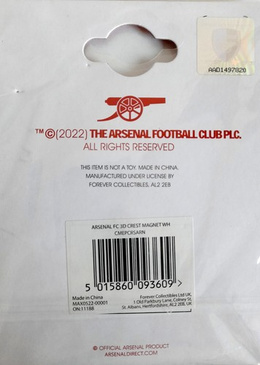 Arsenal FC emblem PVC magnet (official product)