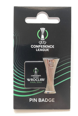 UEFA Europa Conference League 2025 Wroclaw Final, Real Betis - Chelsea FC trophy badge (official licensed product)