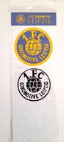 1.FC Lokomotive Leipzig crests set of 3 stickers (official product)