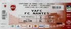 Valenciennes FC - FC Nantes Ligue 1 match ticket (20.04.2014)