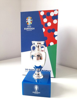 Replica of the trophy of the UEFA Euro 2024 Germany, 13,5 cm (Official Licensed Product)
