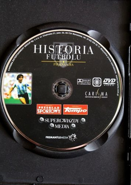 History of football. Superstar's. Media DVD film