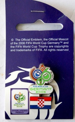 Croatia National Football Team FIFA World Cup Germany 2006 badge pin