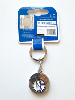 FC Schalke 04 two side keyring with crest (official licensed product)