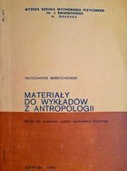 Lectures of anthropology. A script for students of physical education universities