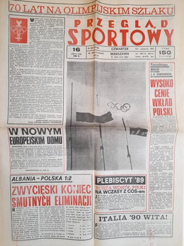 Przeglad Sportowy magazine - The 70th Anniversary of Polish Olympic Committee