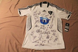 Legia Warsaw original shirt with autographs