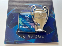 UEFA Champions League 2025 Munich Final, Paris Saint-Germain FC - Inter Milan trophy badge (official licensed product)