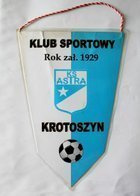 70th Anniversary KS Astra Krotoszyn pennant